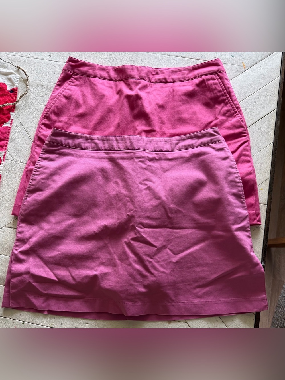 adidas Women’s Pink Cotton stretch Skort Duo